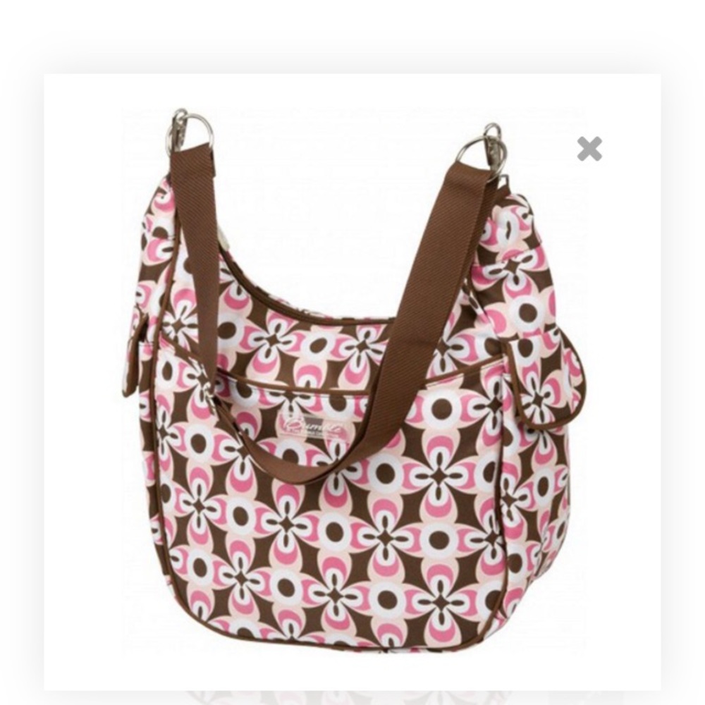 Bumble Diaper Chloe Convertible Pink Geo